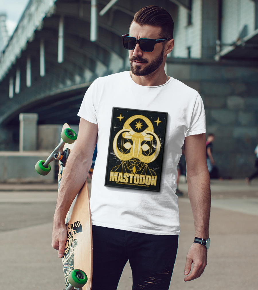 Mastodon The Fillmore Detroit Oct 1 2026 With Deafheaven And Khemmis T-Shirt