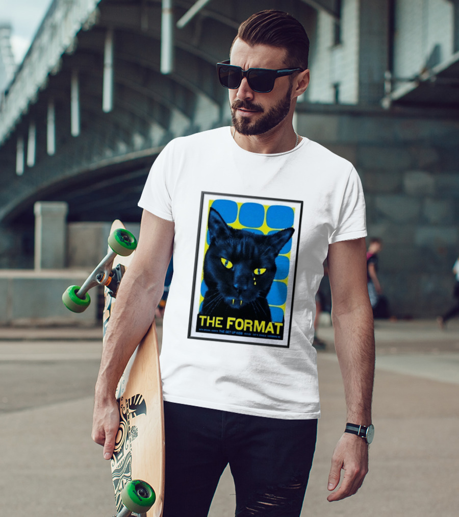 The Format With The Get Up Kids Cat's Cradle Carrboro NC 2026 Tour T-Shirt