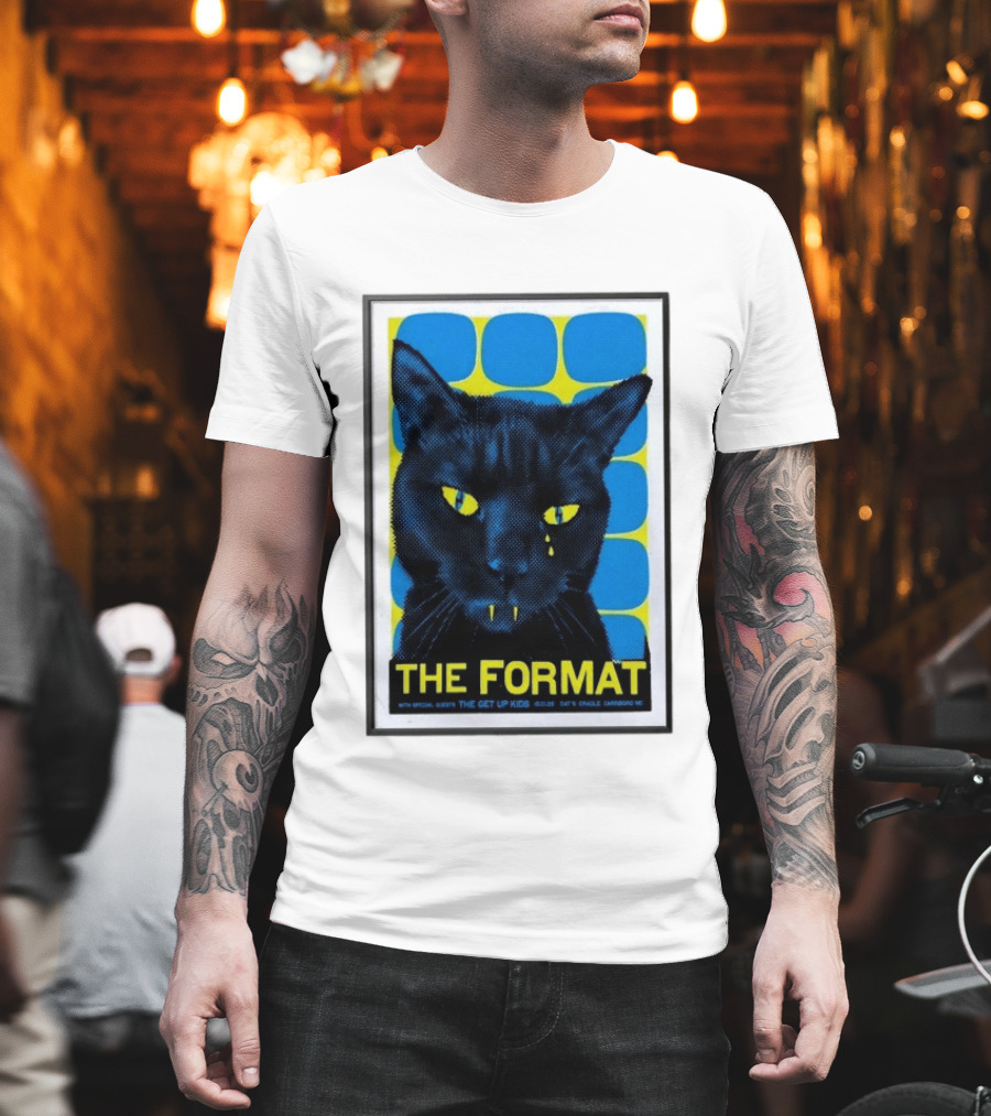 The Format With The Get Up Kids Cat's Cradle Carrboro NC 2026 Tour T-Shirt