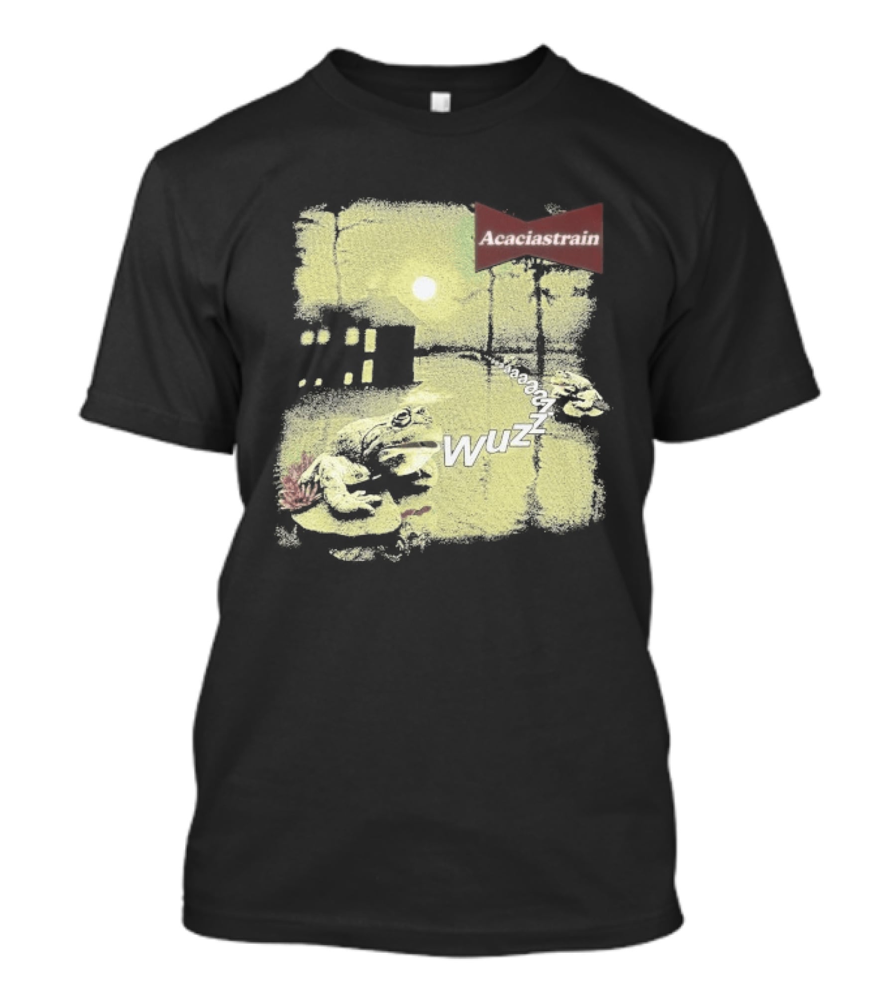 Acacia Strain Wuzza Bud Frog Vintage Humor T-Shirt