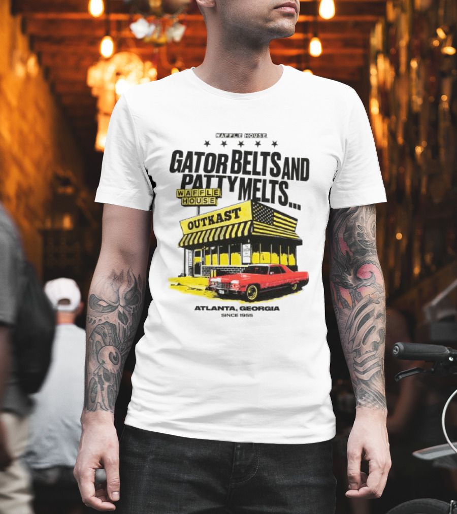 Gator Belts And Patty Melts Outkast Waffle House Atlanta Georgia 1995 T-Shirt
