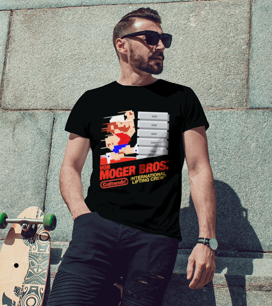 Calum Von Moger Bros Caltendo International Lifting Crew T-Shirt