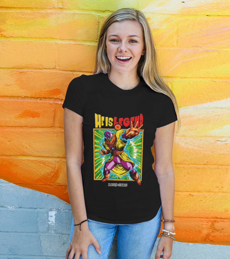 He Is Legend Lord Slug Anime Character Power Pose T-Shirt