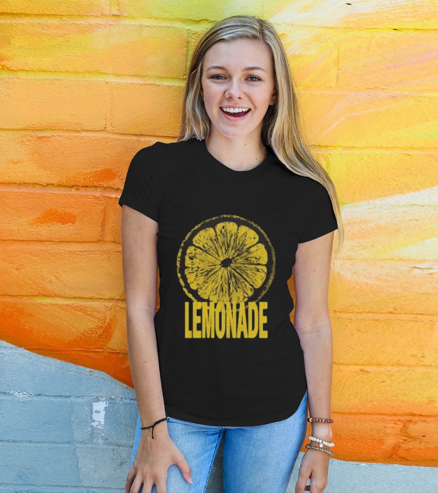 Louis Tomlinson Store Lemonade Black Vintage Citrus Slice Retro Music Fan Merchandise T-Shirt