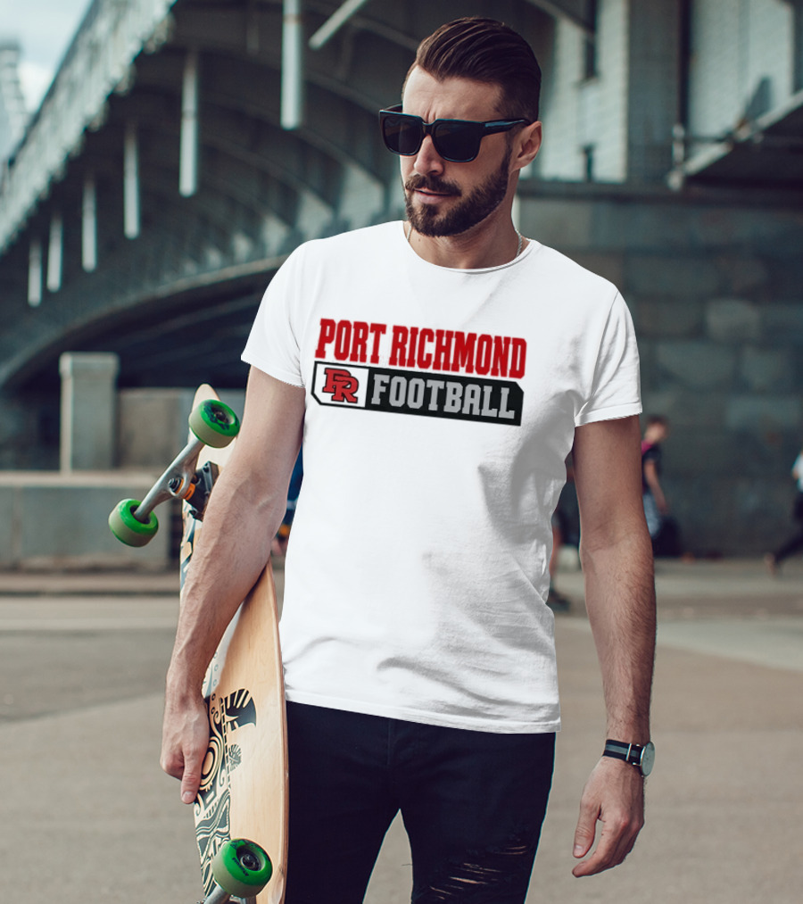 Jeff Stoutland Port Richmond DR Football T-Shirt
