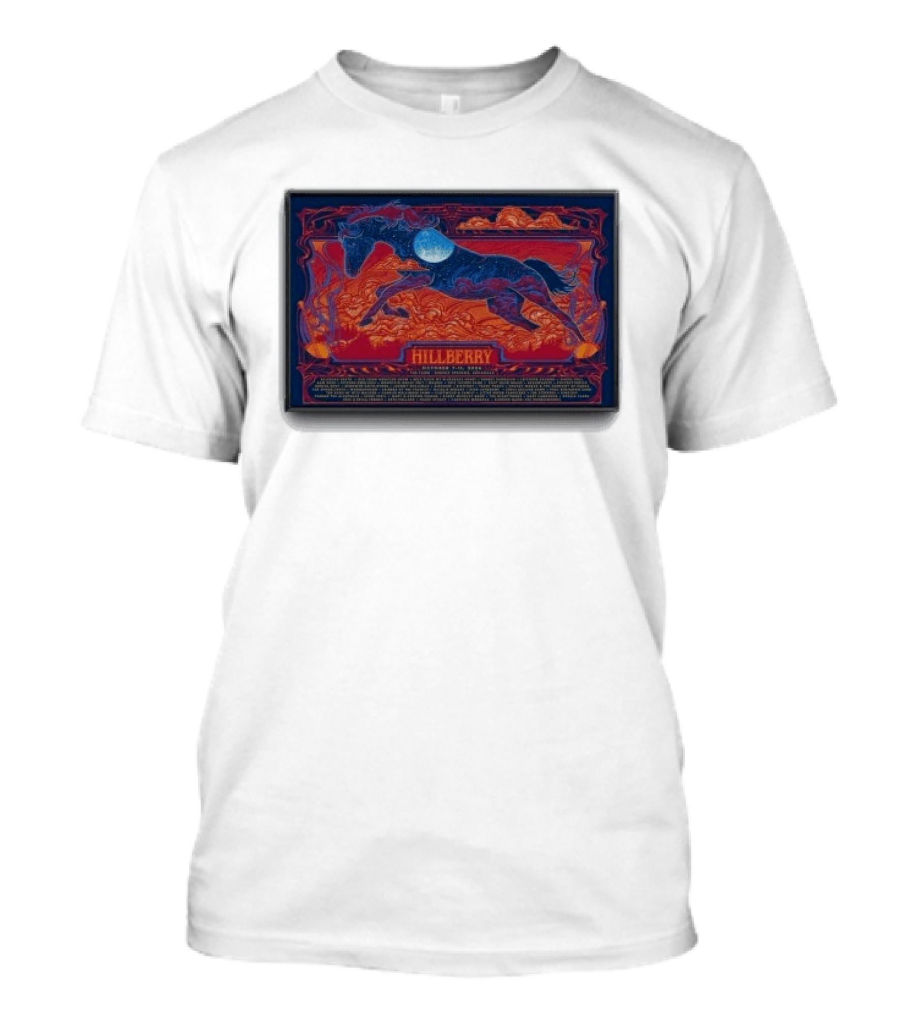 Hillberry Festival October 7 11 2026 Eureka Springs AR Event With Horse And Moon T-Shirt
