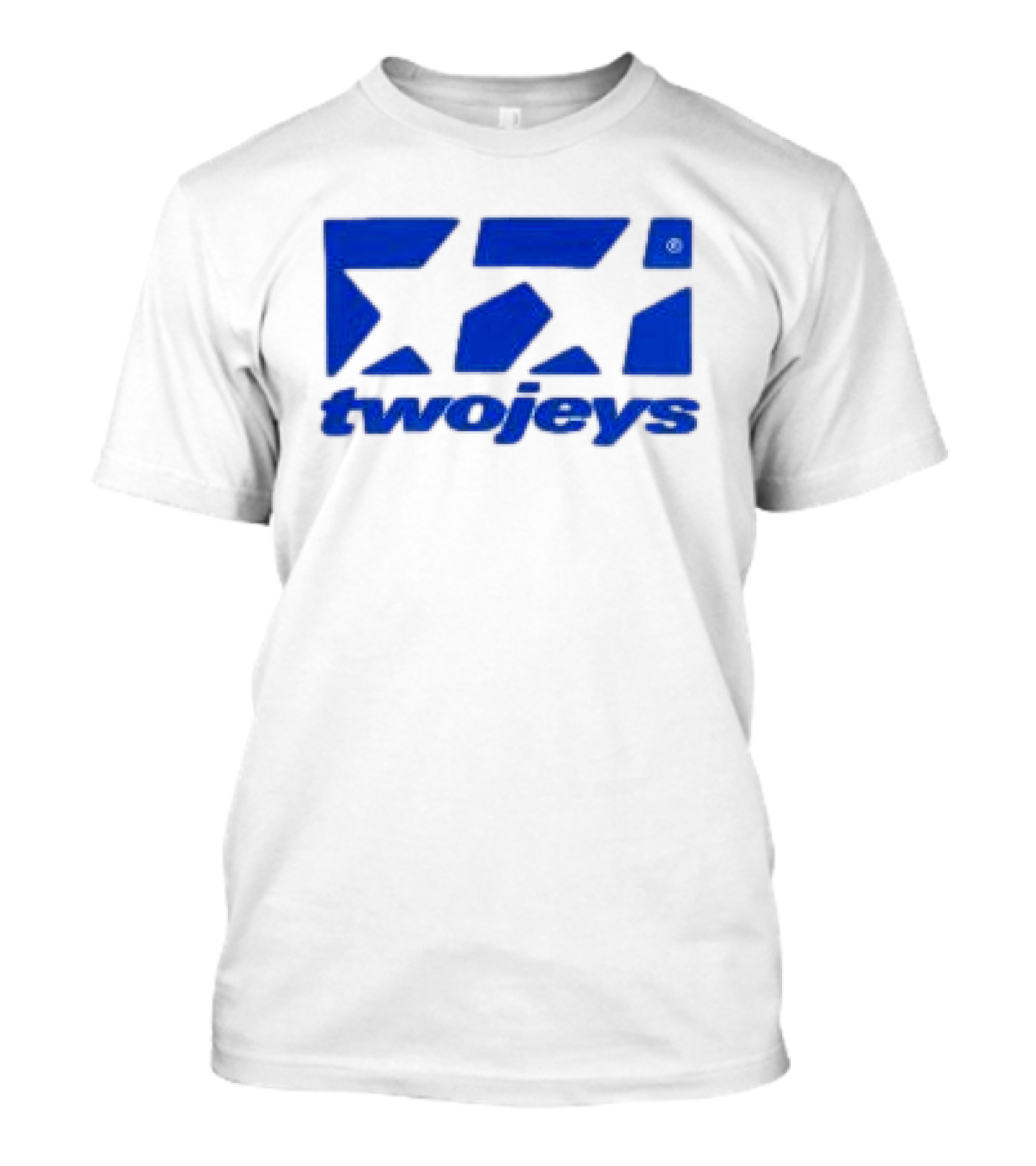 Twojeys Store Framed Blue Geometric T-Shirt