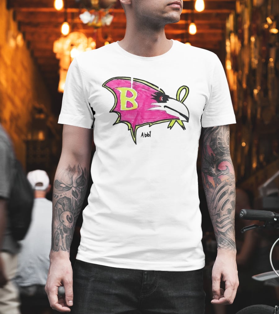 Baltimore Ravens Pink Ribbon Abby B T-Shirt