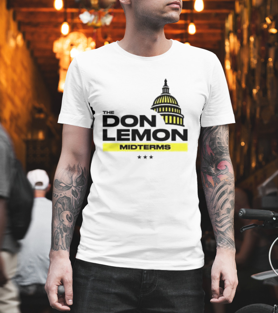 Don Lemon Midterms Capitol Illustration With Stars T-Shirt