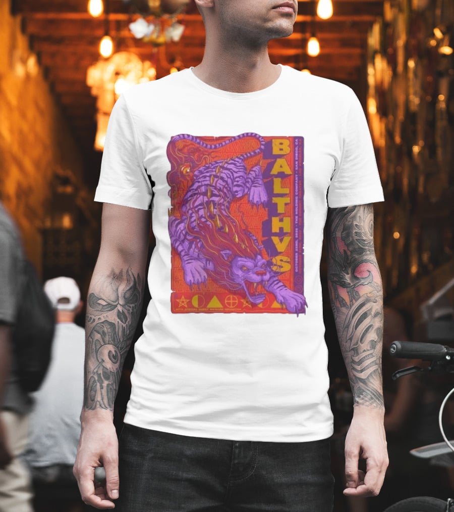 Original Balthvs San Diego Oct 2026 Featuring Richard Houghten Vibrant Lion T-Shirt