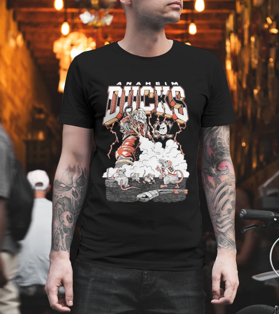 Anaheim Ducks Erase The Rat Florida Panthers Hockey Battle T-Shirt