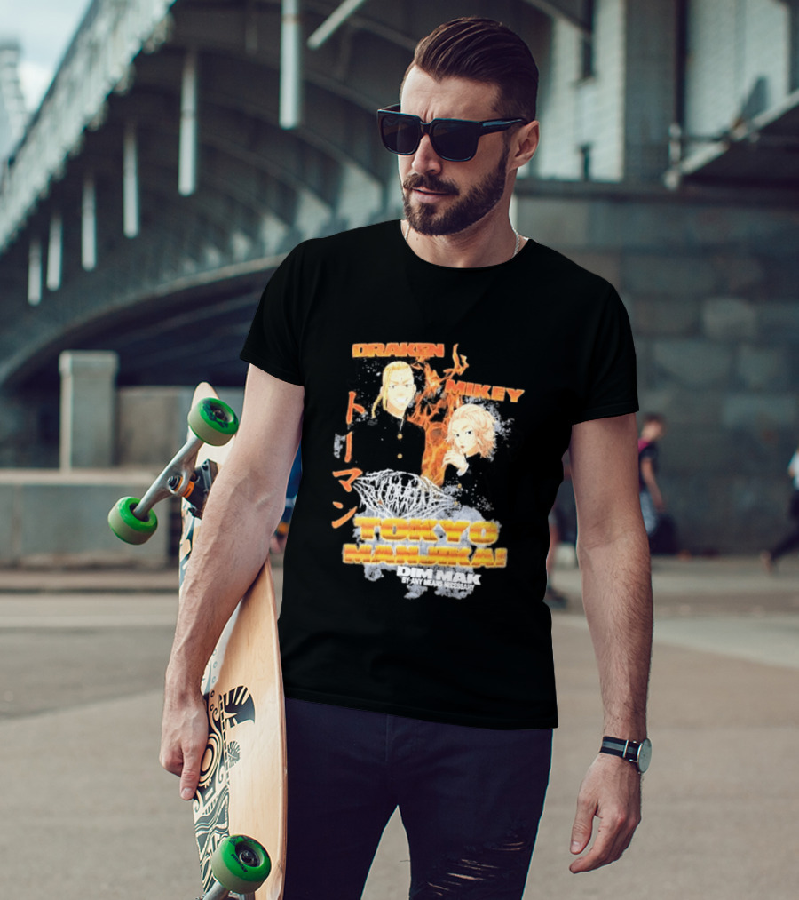 Draken Mikey Tokyo Manji Dim Mak By Any Means Necessary T-Shirt