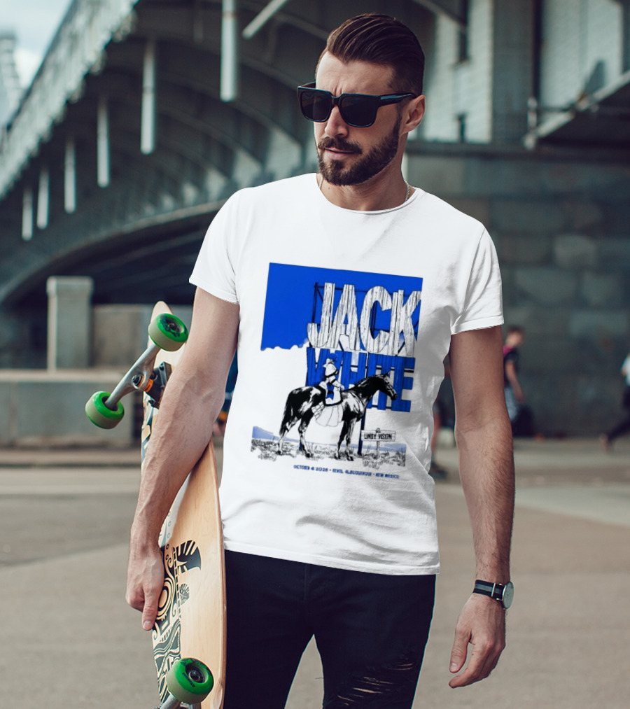 Jack White Live At Revel Entertainment Center Albuquerque October 4 2026 Lindy Vision T-Shirt