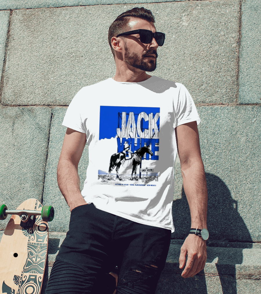 Jack White Live At Revel Entertainment Center Albuquerque October 4 2026 Lindy Vision T-Shirt