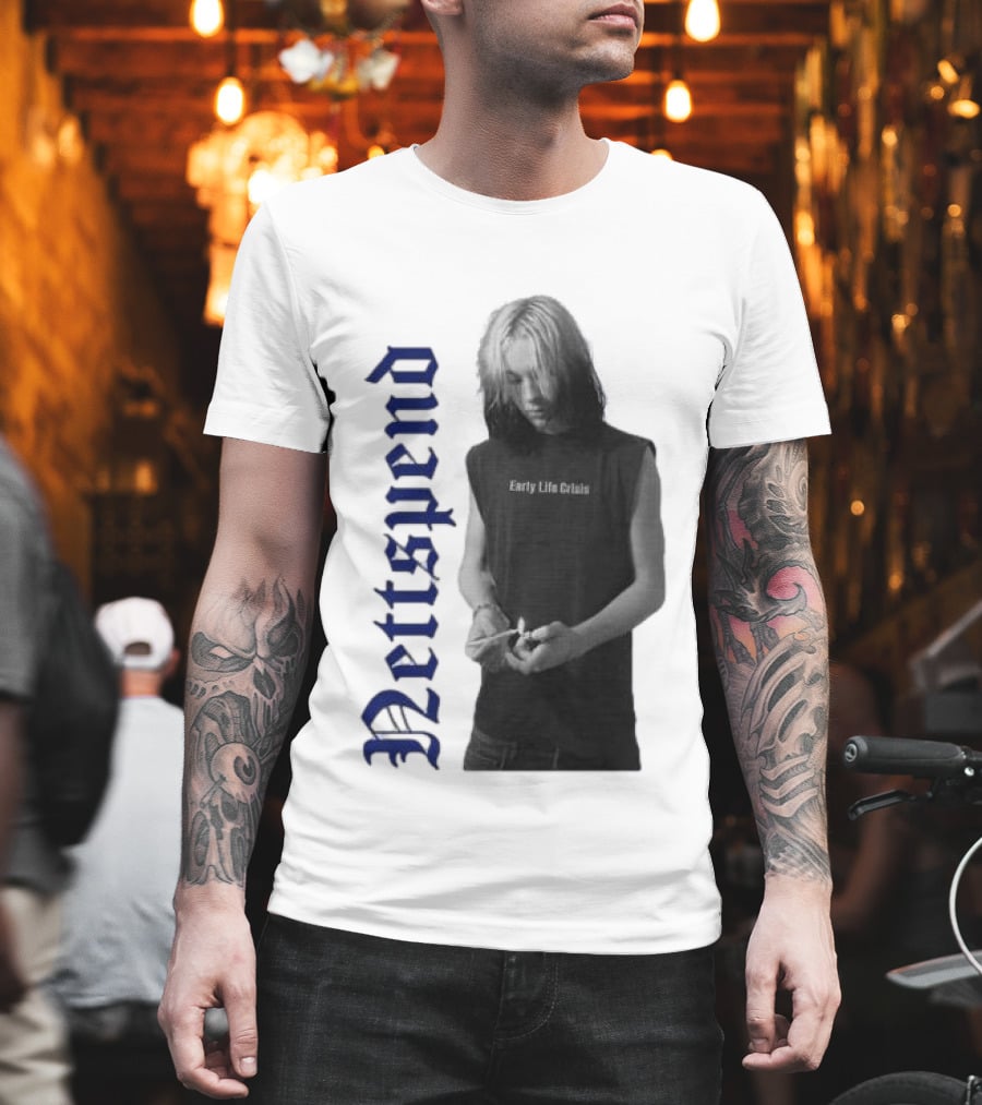 Nettspend Early Life Crisis Old English T-Shirt