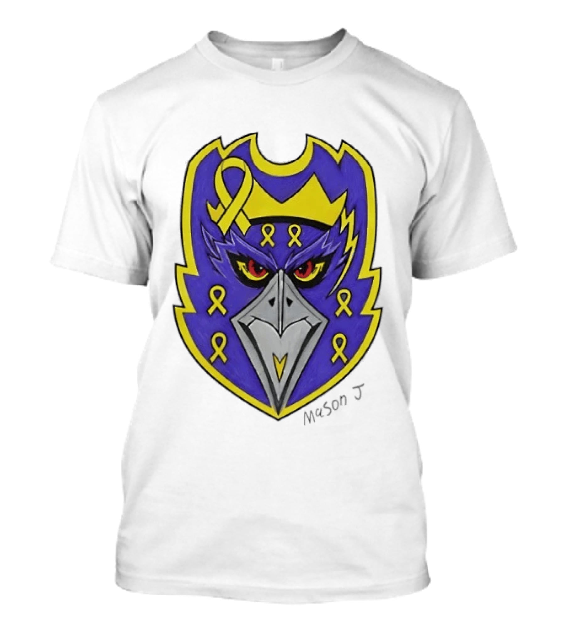 Revans Royale Pride Ribbon Emblem Mason J T-Shirt
