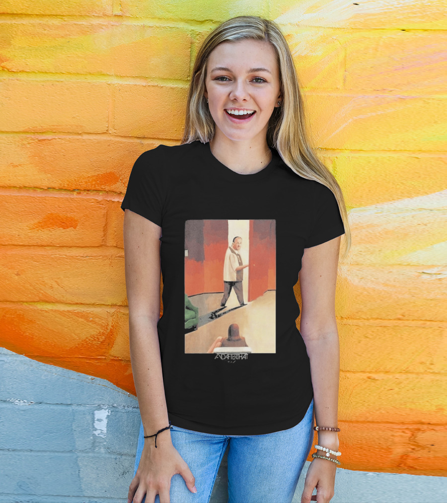 After That Therapy Scene Black Edge T-Shirt