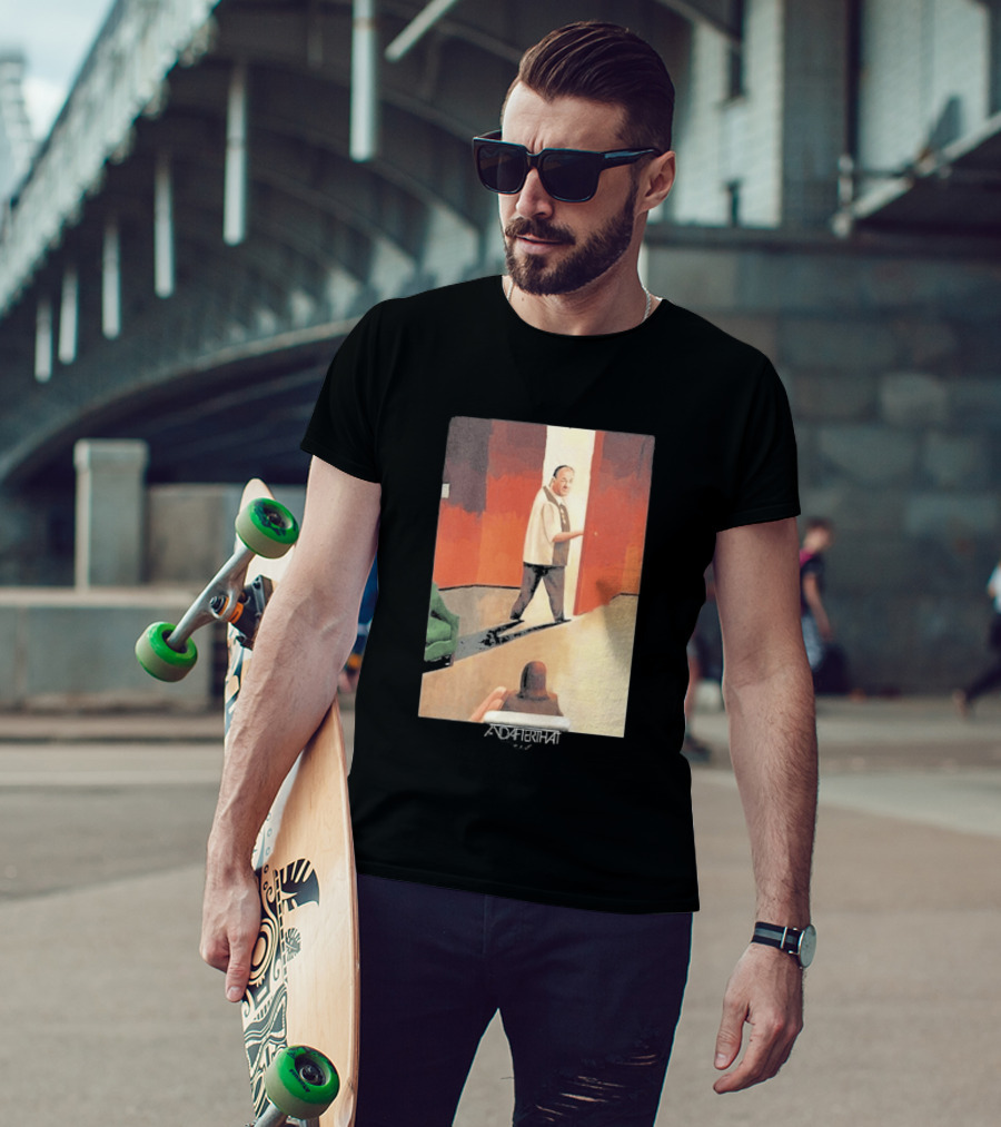 After That Therapy Scene Black Edge T-Shirt
