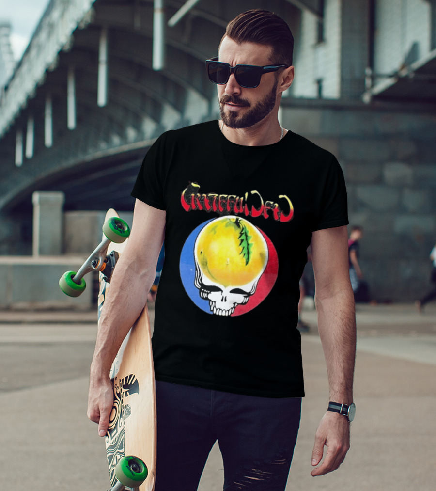 Grateful Dead Steal Your Face Pomelo Skull T-Shirt