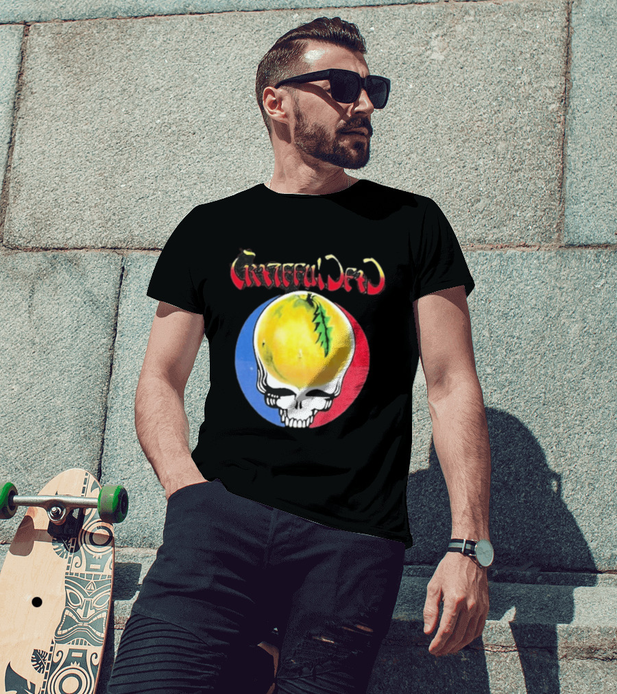Grateful Dead Steal Your Face Pomelo Skull T-Shirt