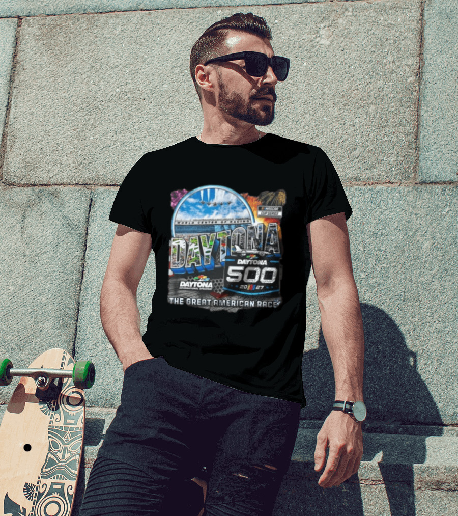 Daytona International Speedway The Great American Race Daytona 500 February 21 2027 NASCAR Racing Event T-Shirt