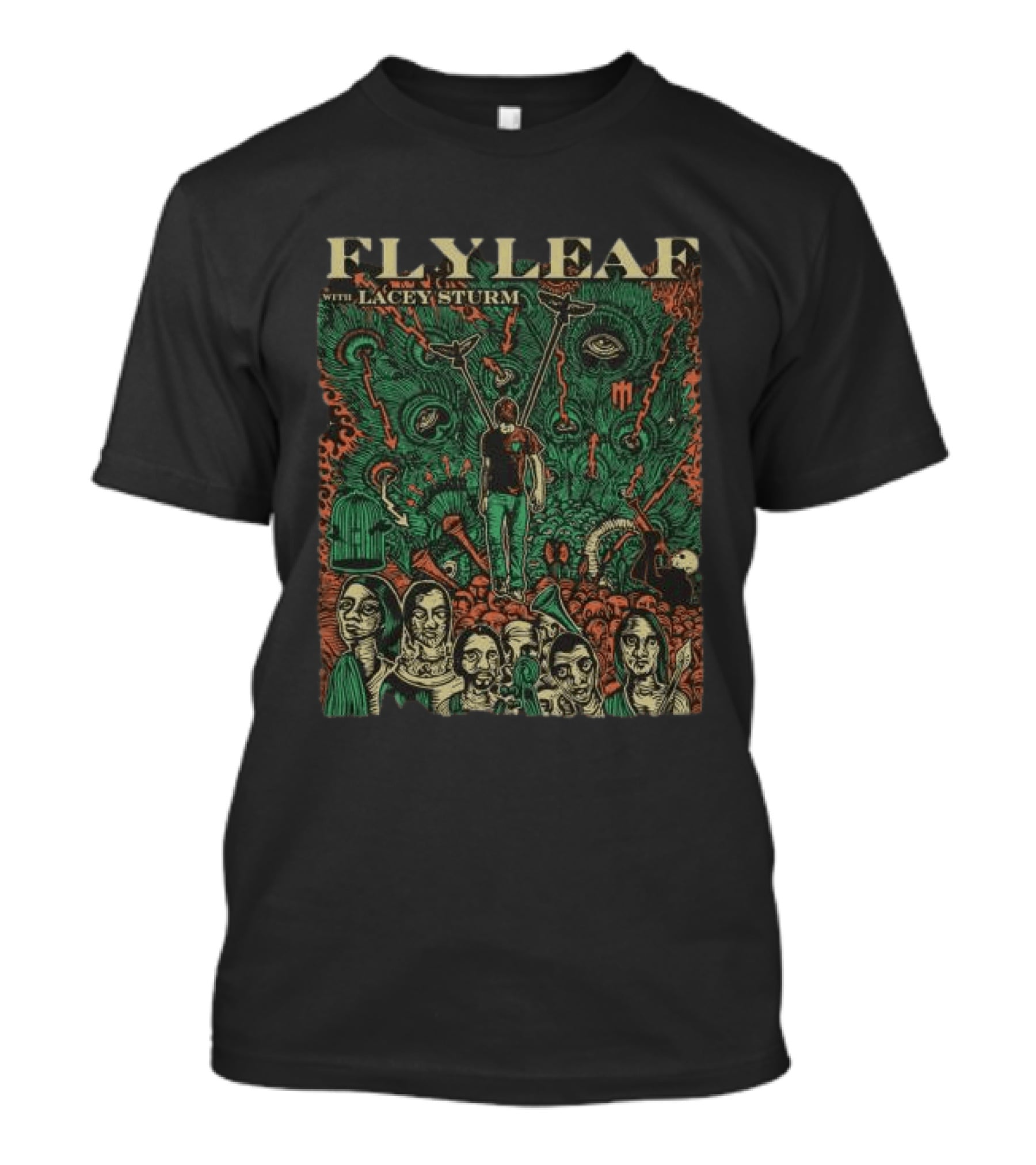 FLYLEAF Album Collage With Lacey Sturm T-Shirt
