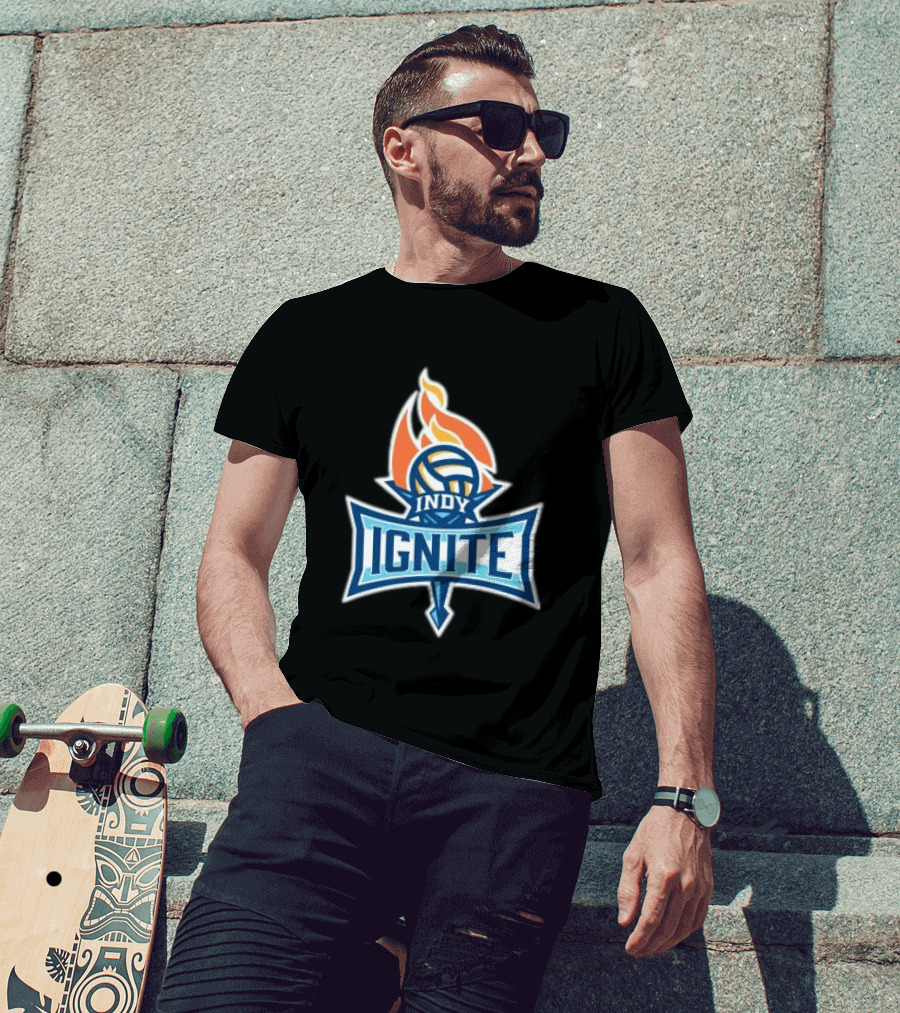 Indy Ignite Volleyball Flame T-Shirt