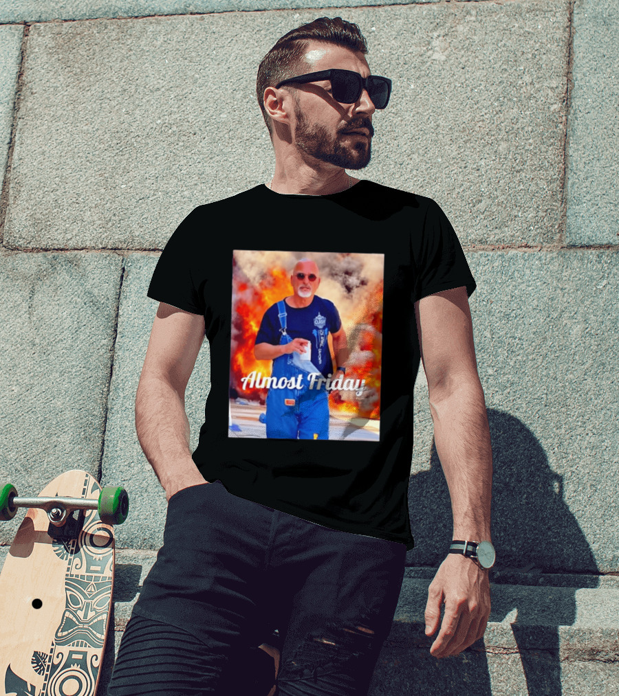 Almost Friday Clash Los Angeles California Explosive T-Shirt