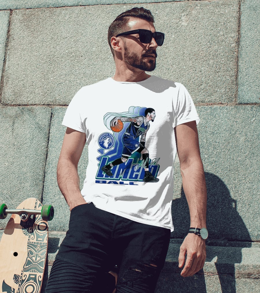 Minnesota Timberwolves LaMelo Ball 2026 Basketball T-Shirt