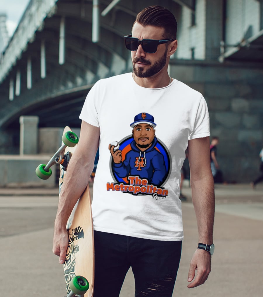 The Metropolitan Report New York Mets Baseball Fan T-Shirt