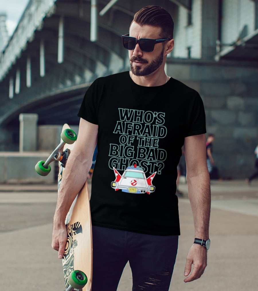 The Real Ghostbusters Who's Afraid Of The Big Bad Ghost Ecto 1 T-Shirt