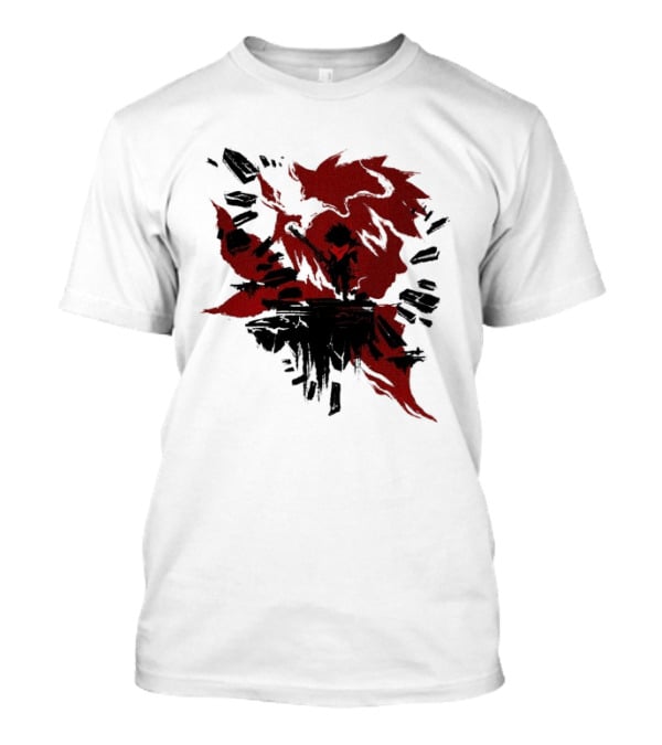Bastion The Kid Red Silhouette Gaming T-Shirt