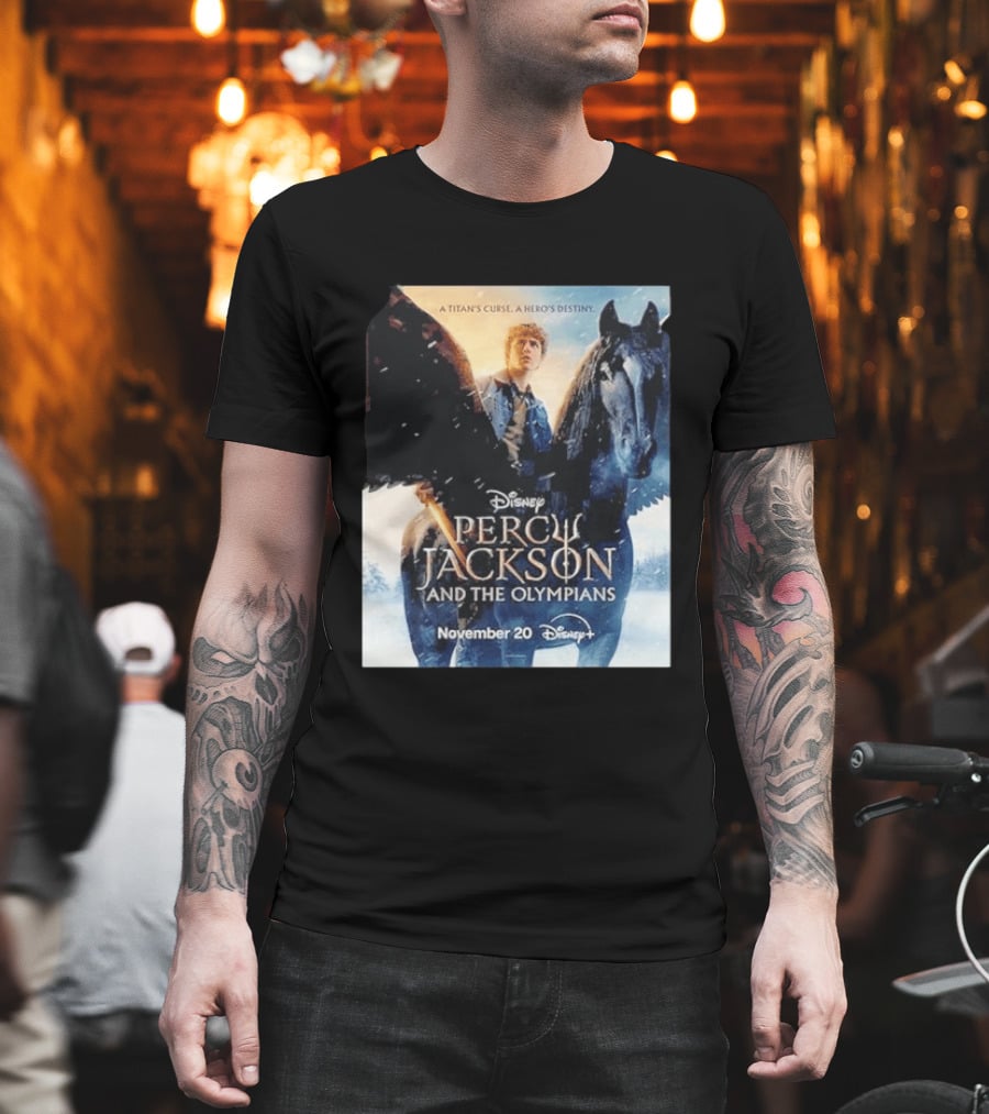 Percy Jackson And The Olympians A Titan's Curse A Hero's Destiny November 20 Disney+ T-Shirt