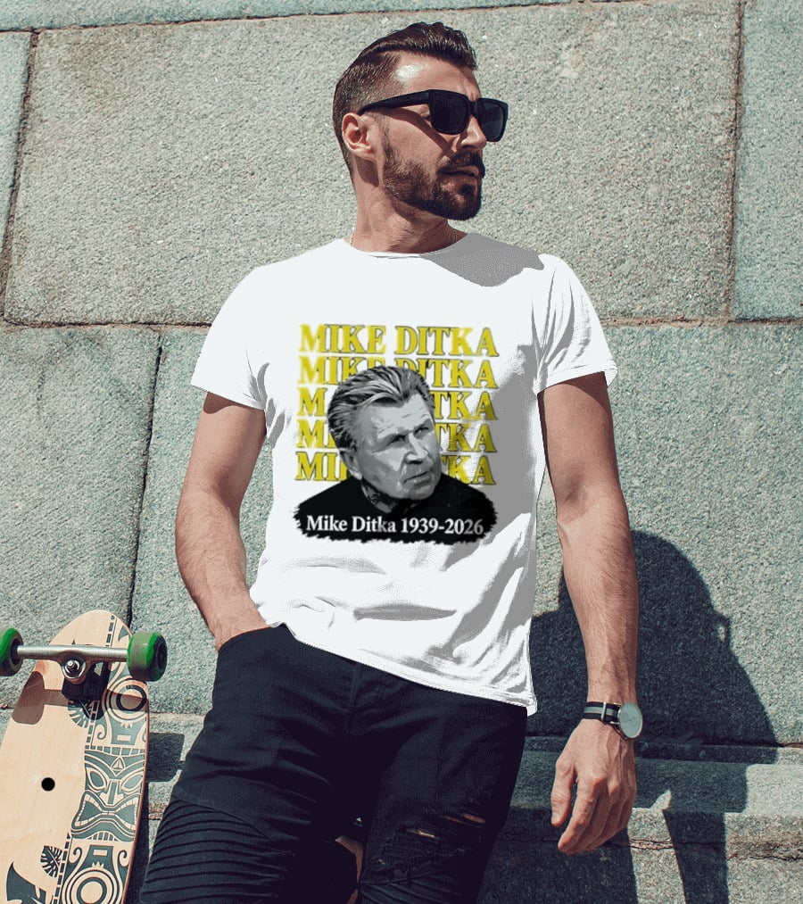 Mike Ditka Da Coach Chicago Bears 1939 2023 In Loving Memory T-Shirt