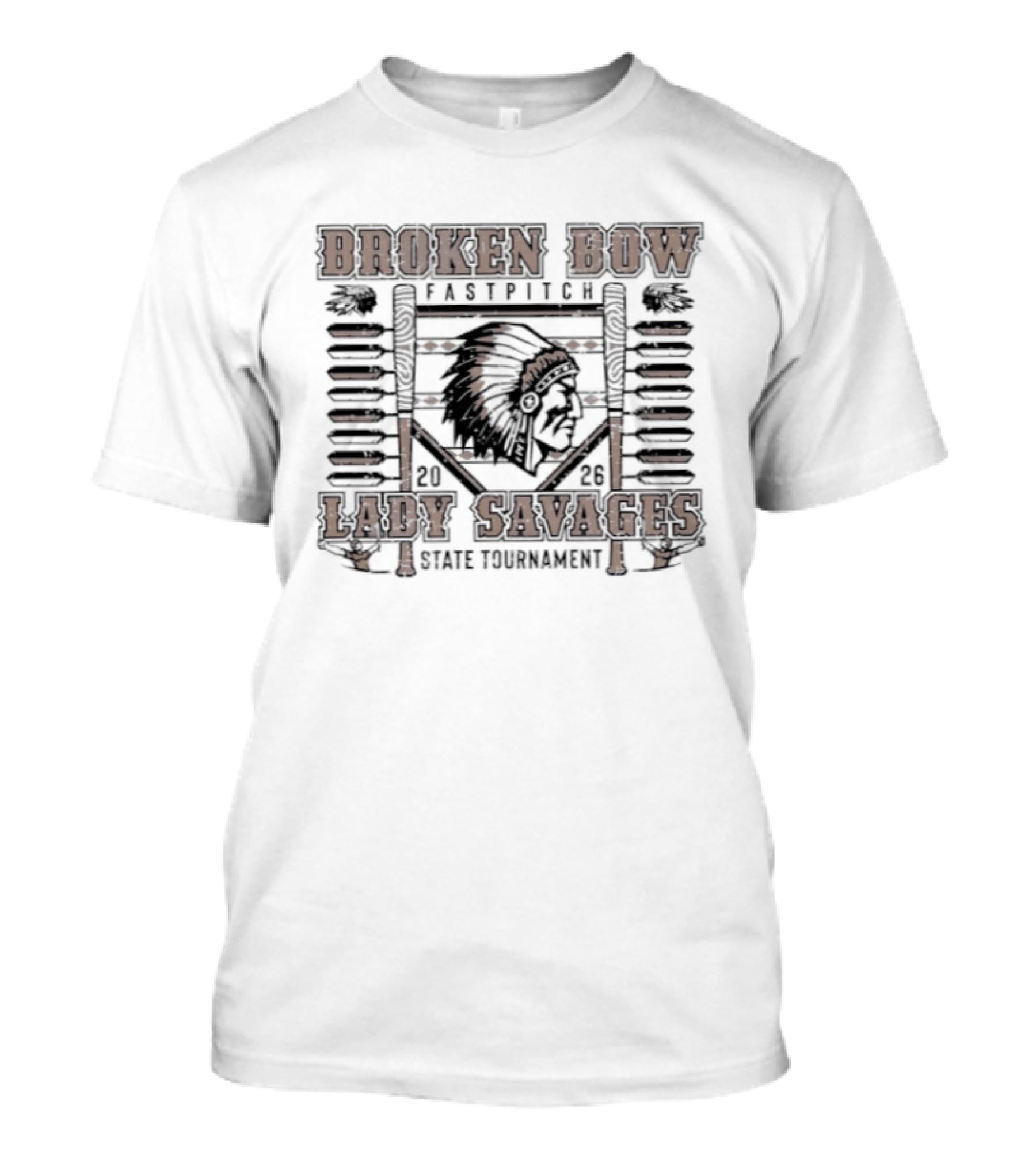 Broken Bow Fastpitch Lady Savages State Tournament 2026 T-Shirt