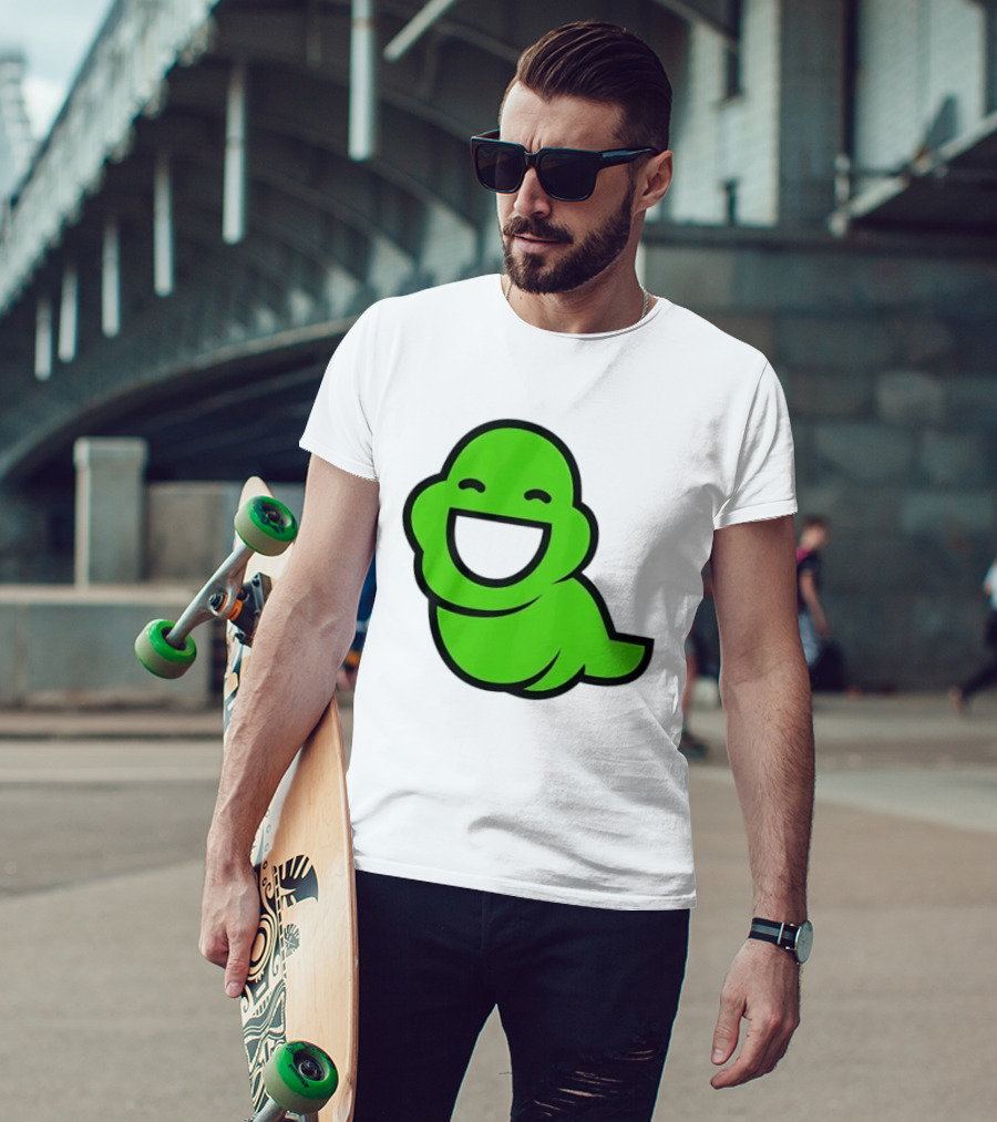 Homestuck John Egbert Slime Ghost Green Smiling T-Shirt