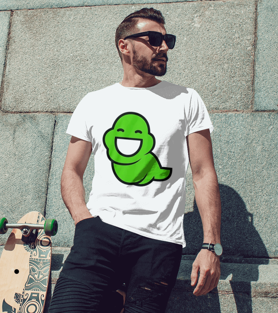 Homestuck John Egbert Slime Ghost Green Smiling T-Shirt