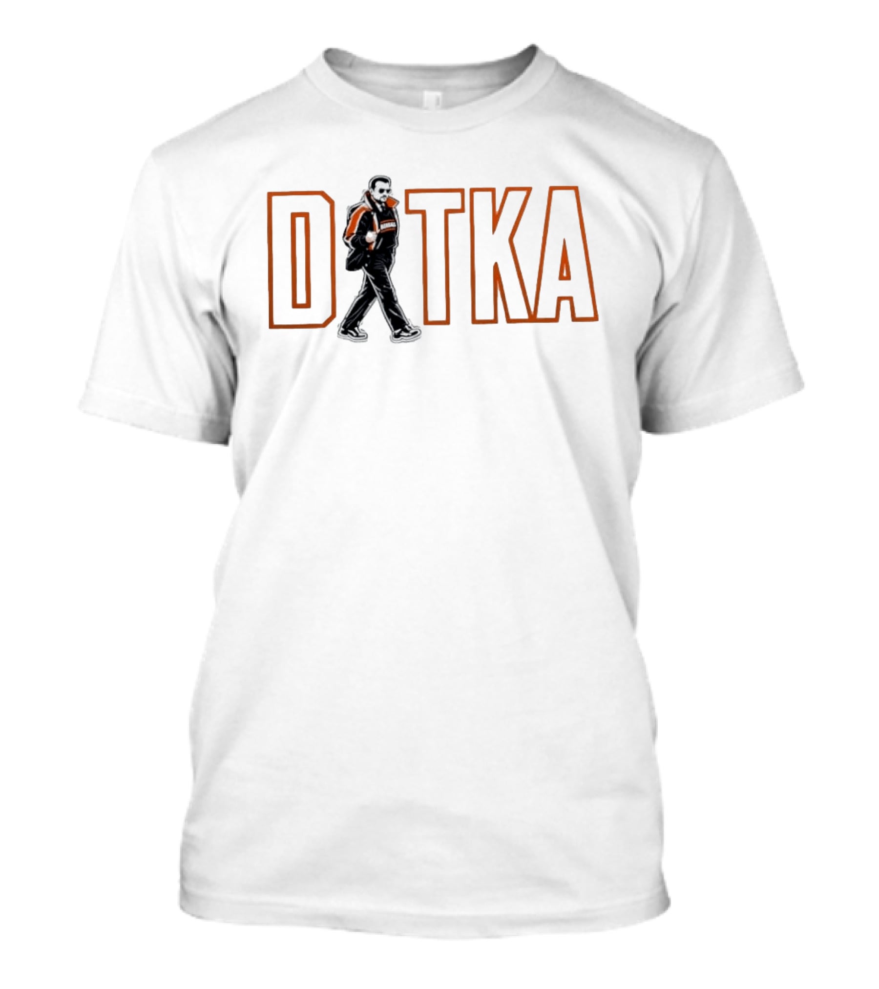 Mike Ditka Chicago Bears Walking Graphic Football Mashup T-Shirt