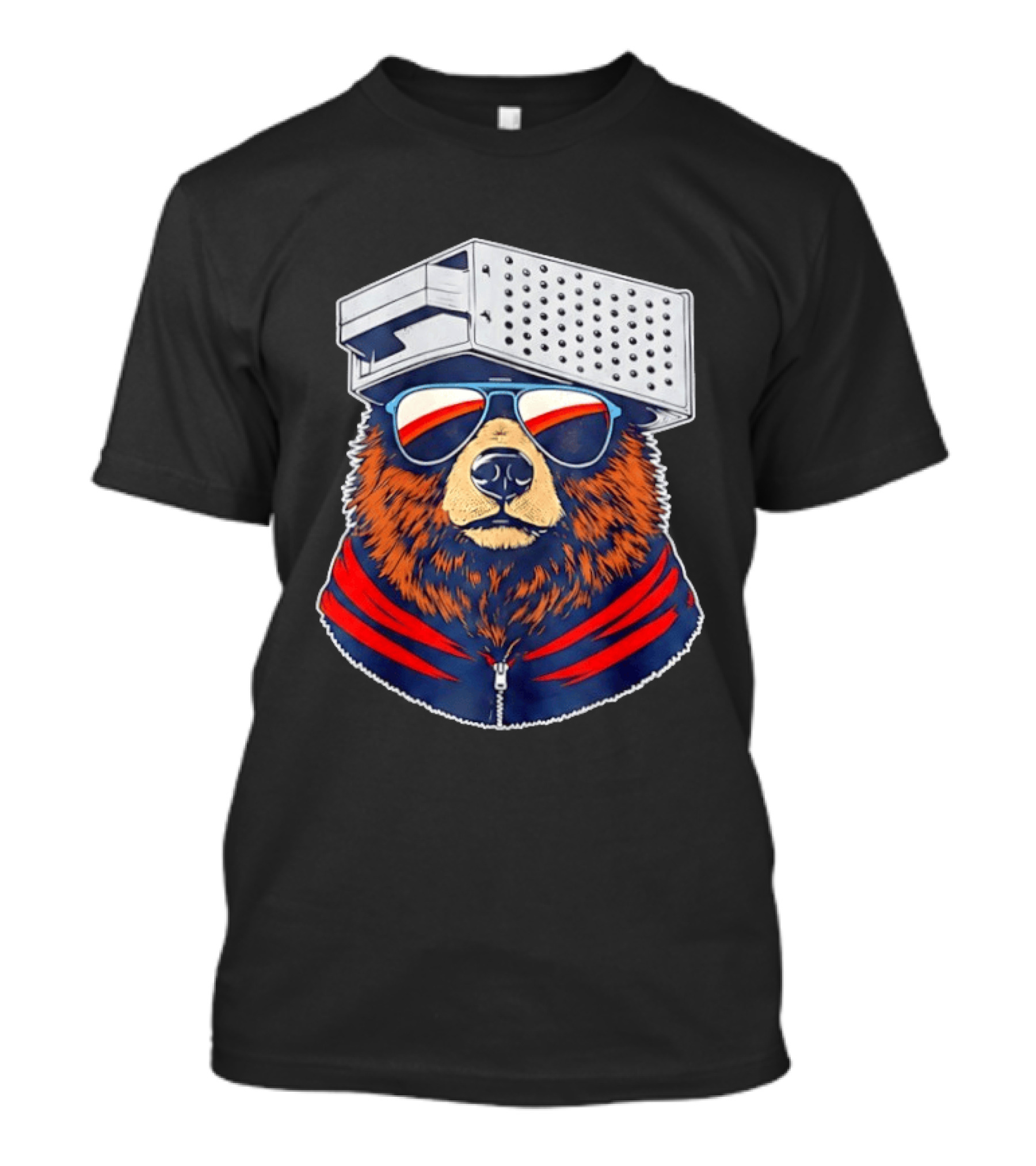 Chicago Bears Vs Green Bay Packers Bear With Grater Hat And Sunglasses 2026 T-Shirt