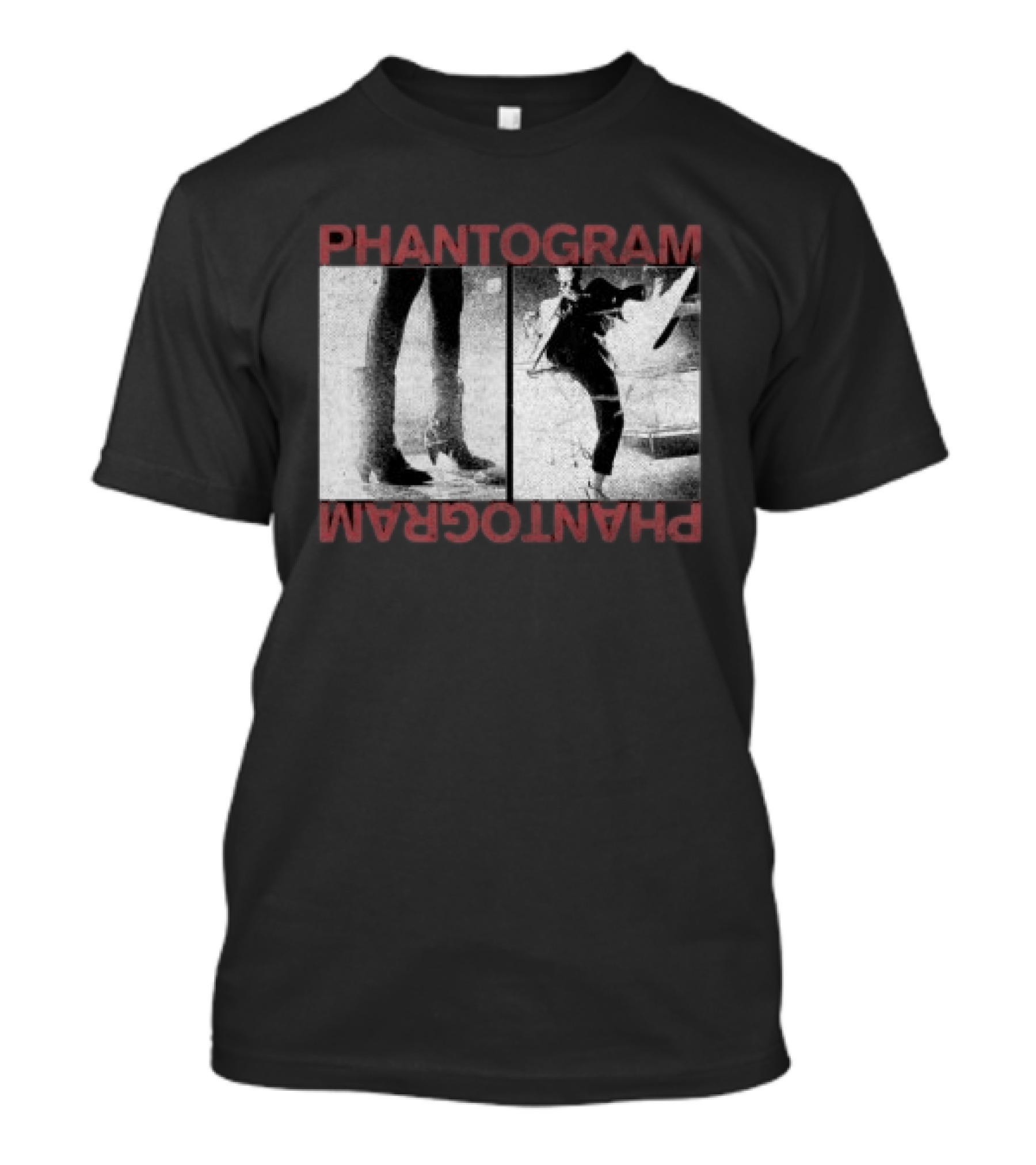 Phantogram Boot Kick Dual Image Retro Style Music Band Merchandise T-Shirt