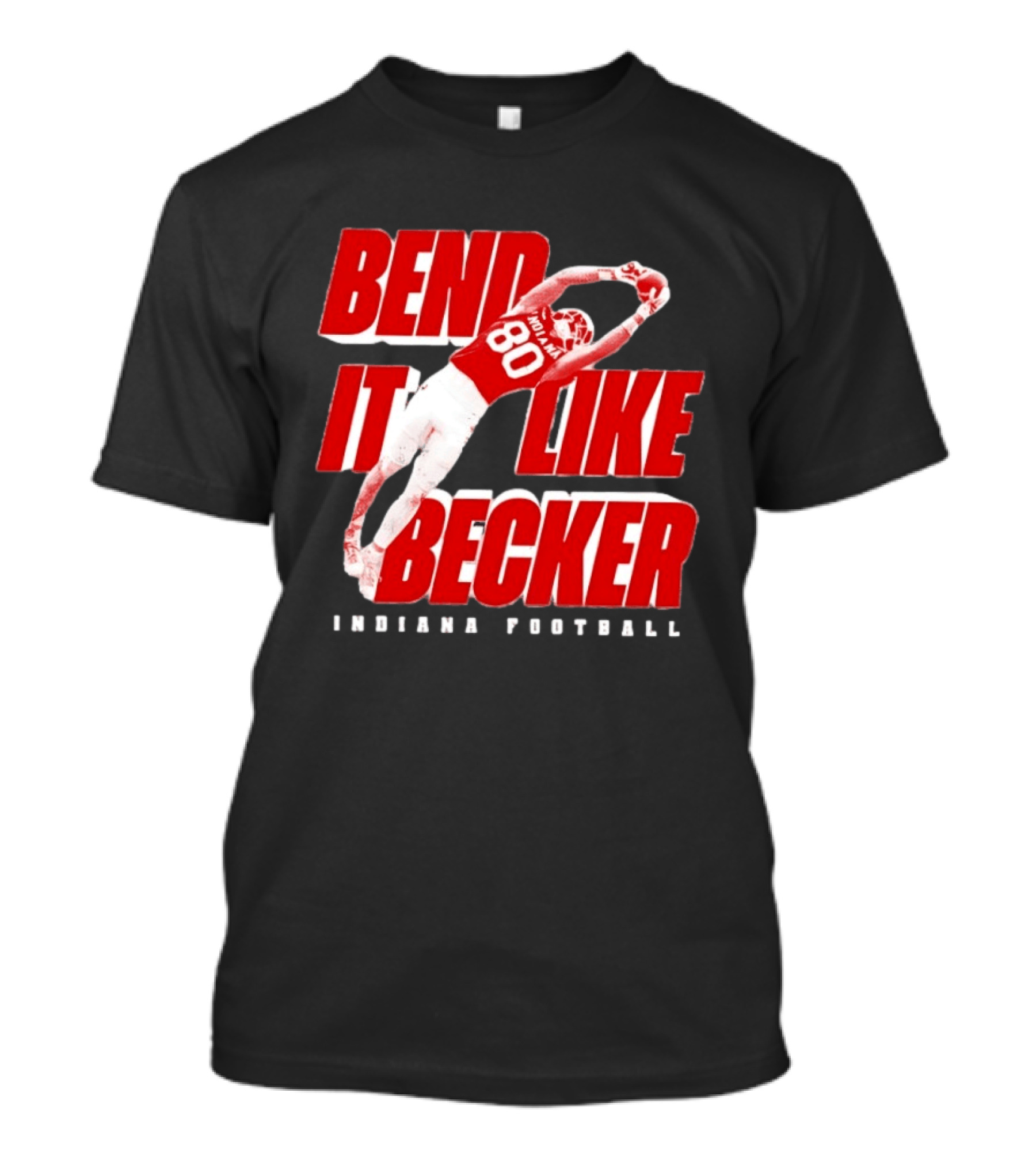 Indiana Football Bend It Like Becker T-Shirt