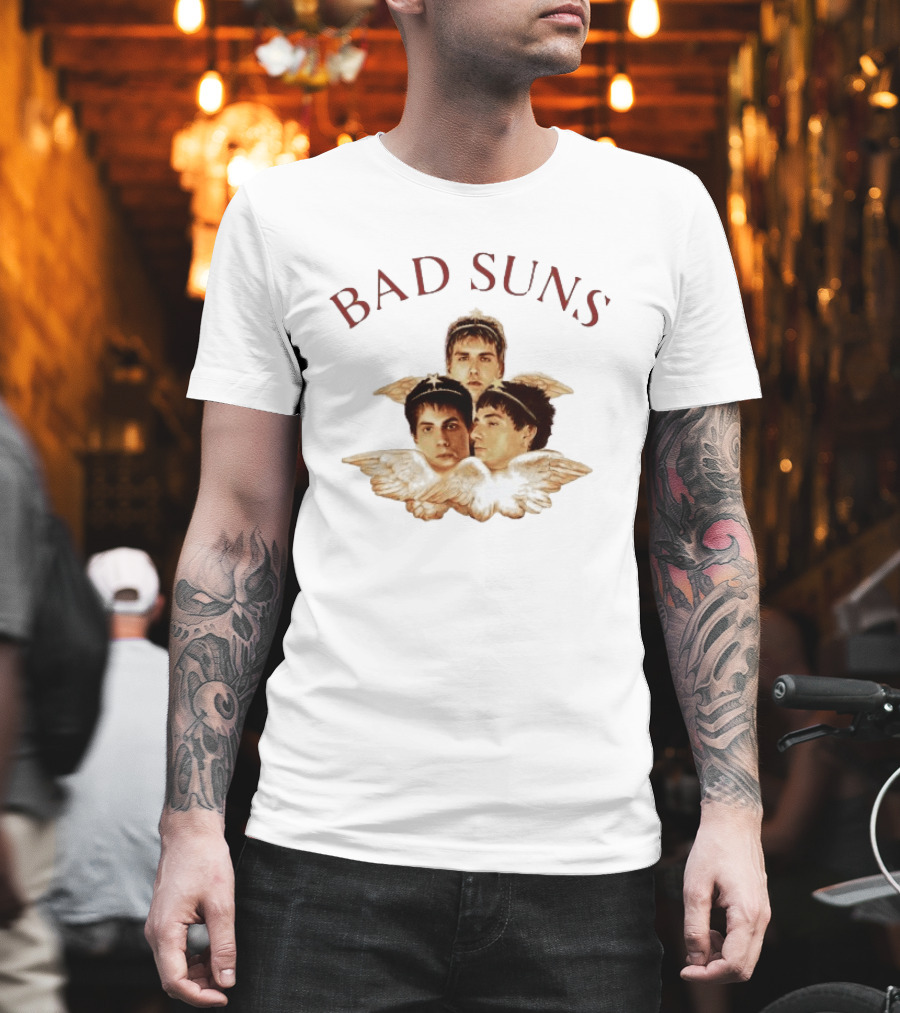 Bad Suns Angelic Trio Wings T-Shirt
