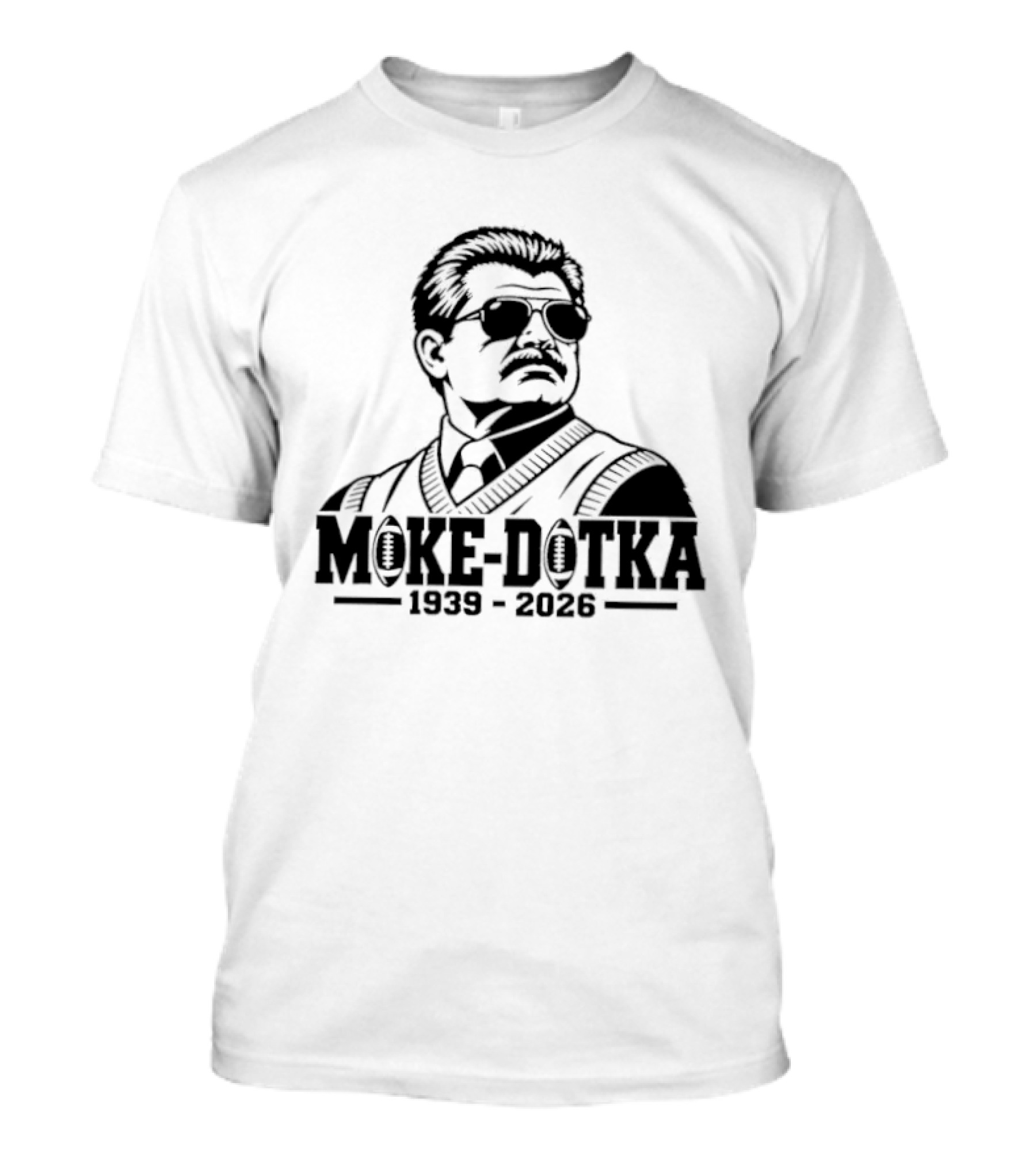 Chicago Bears Mike Ditka 1939 2026 T-Shirt