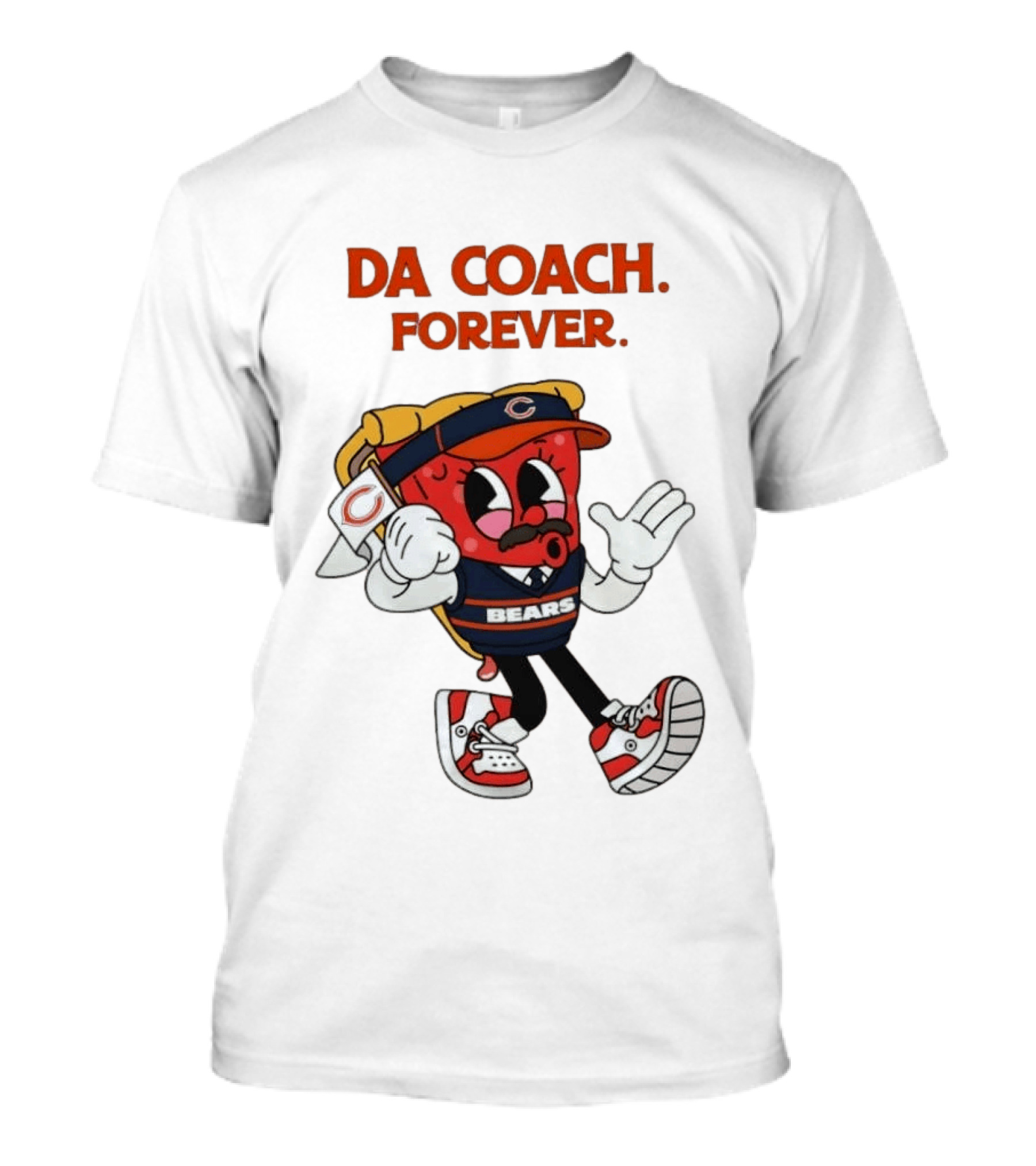 Da Coach Forever Pizza Character Bears Mike Ditka T-Shirt