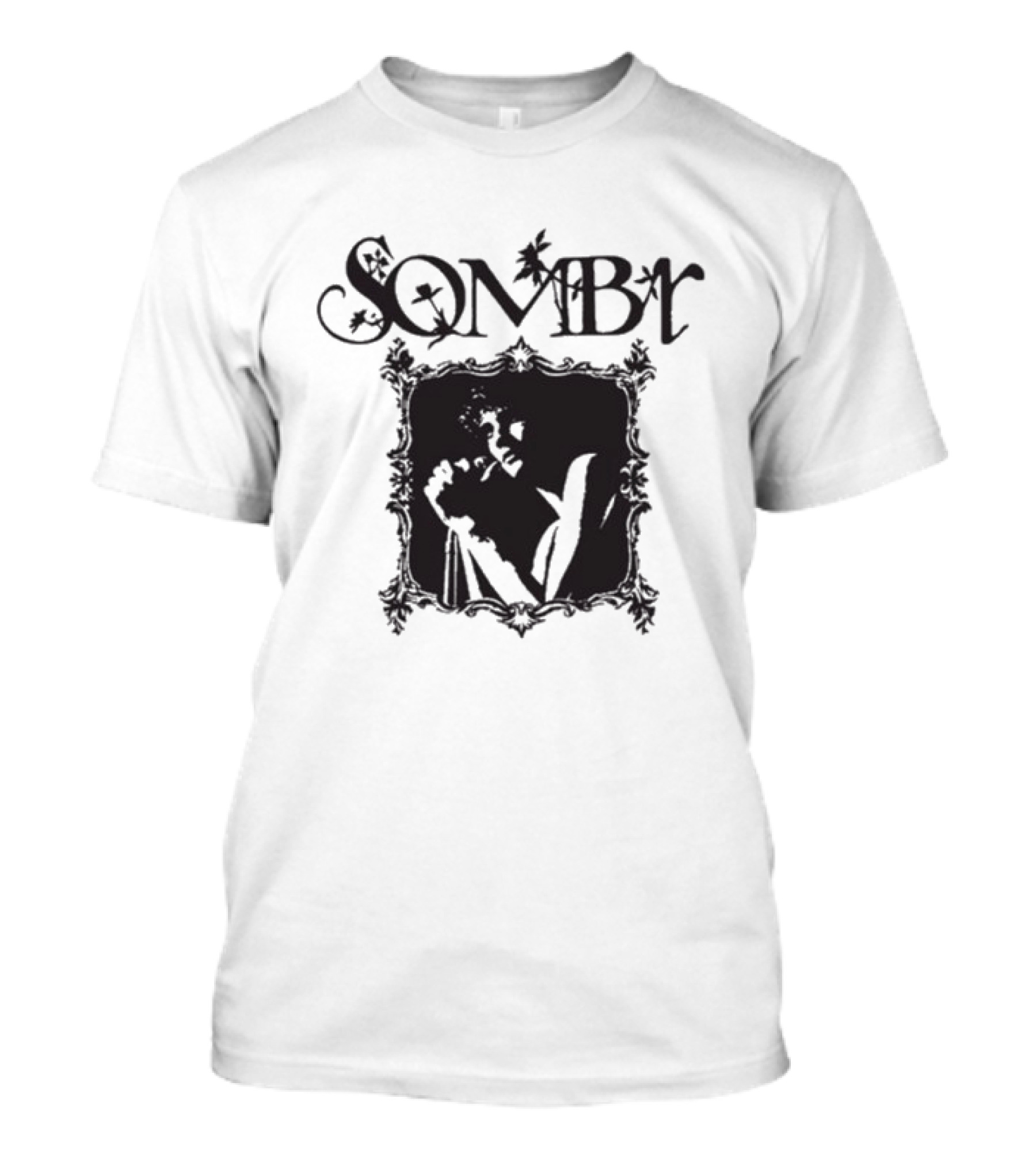 Sombr You Are The Reason Tour 2026 Orchid Purple Gothic Floral Frame Artistry T-Shirt