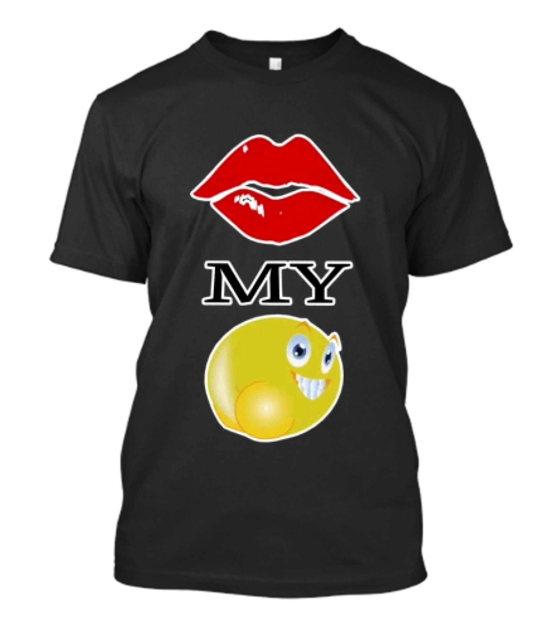 Grimykids Store Kiss My Emoji T-Shirt