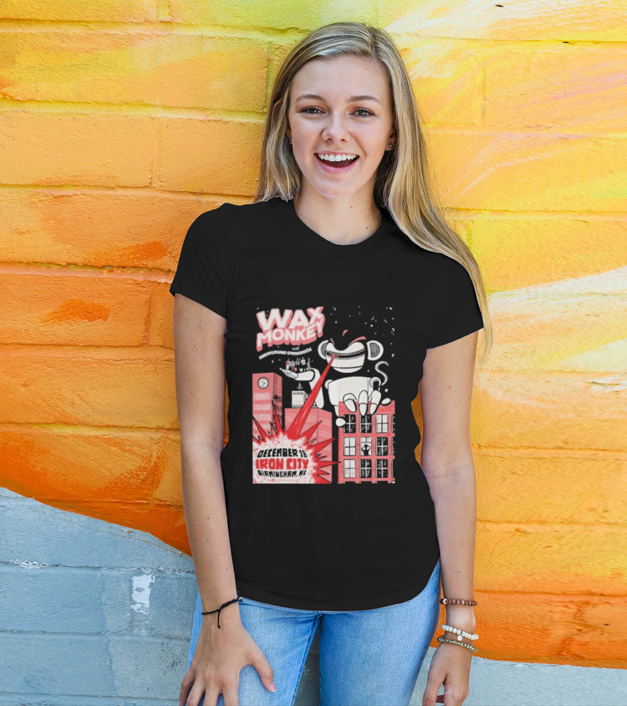 Wax Monkey Iron City Birmingham AL December 18 2026 T-Shirt