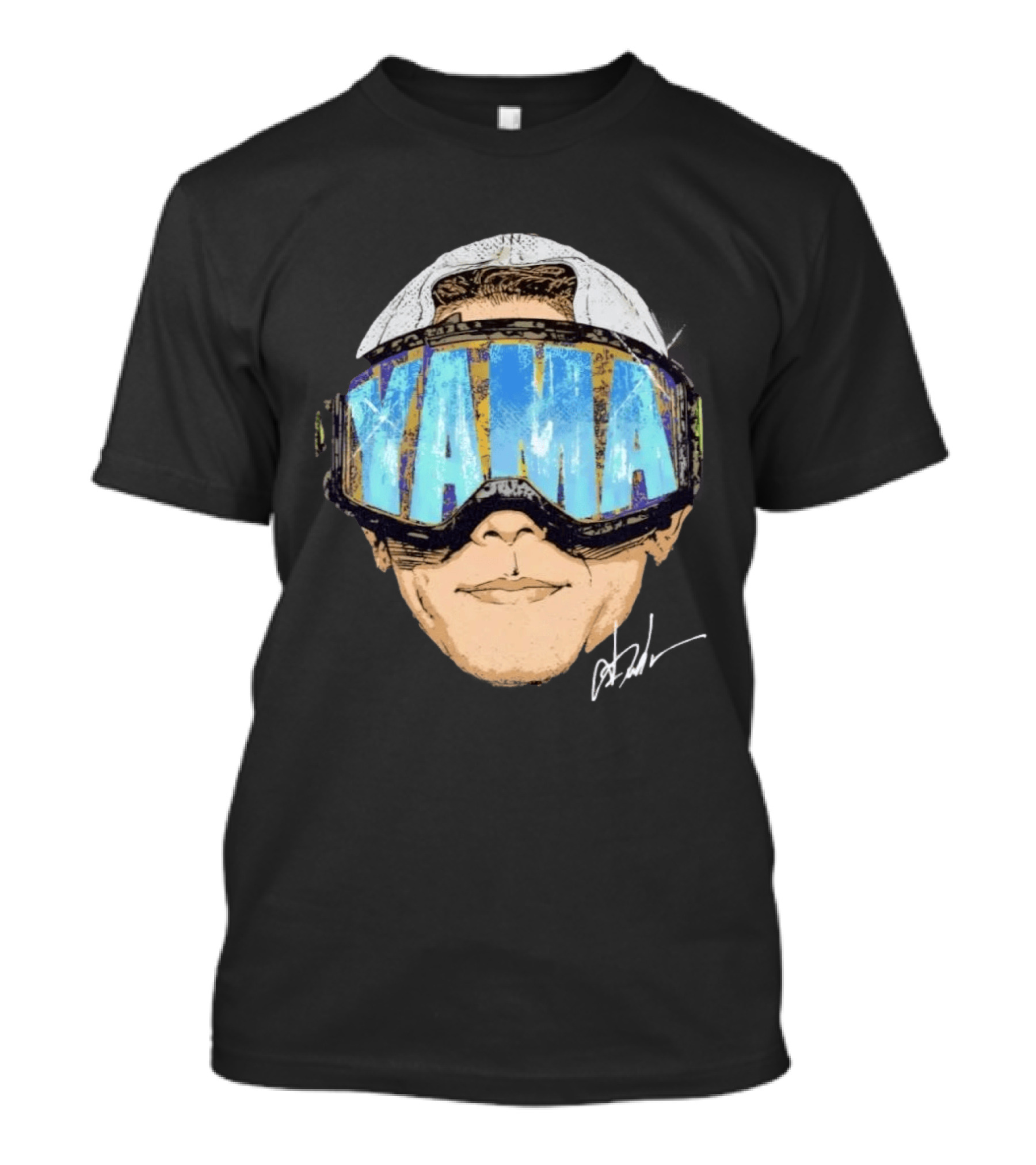 Yoshinobu Yamamoto Yama Dodgers Victory Goggles Baseball T-Shirt