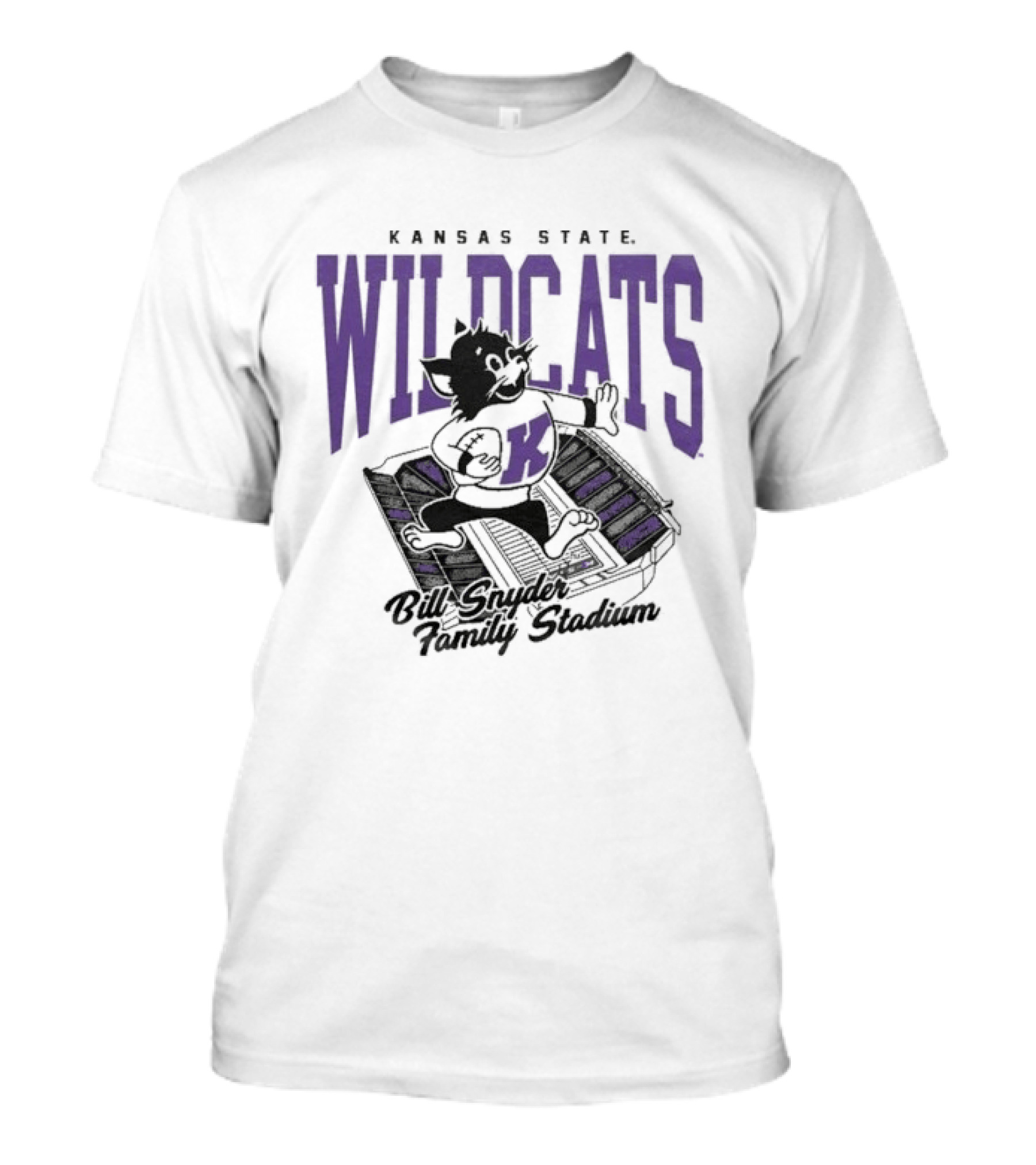 Kansas State Wildcats Bill Snyder Family Stadium Wildcat T-Shirt