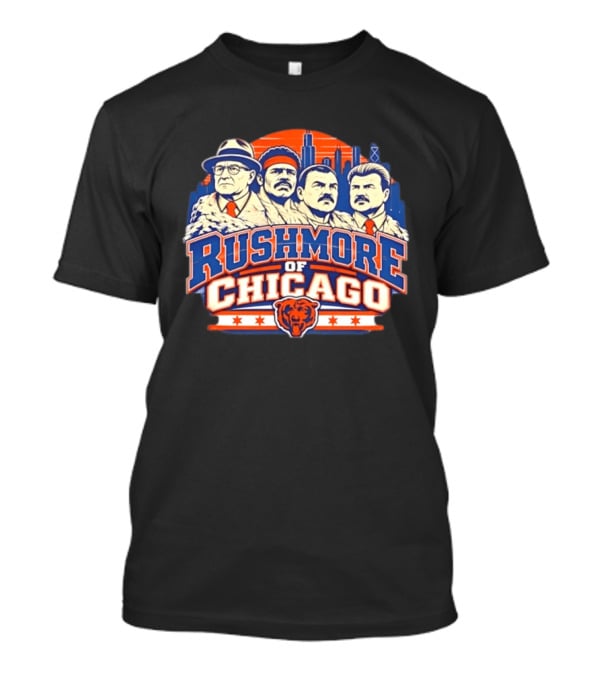 Rushmore Of Chicago Bears Iconic City T-Shirt